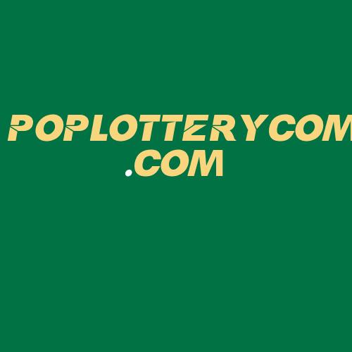 Logo da POPLOTTERYCOM